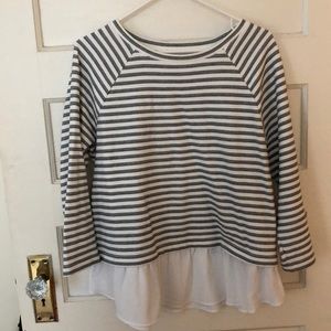 Loft peplum sweater